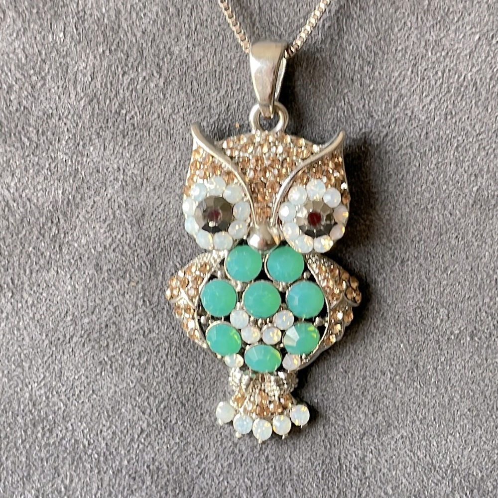 Cara NY Owl Pendant Necklace